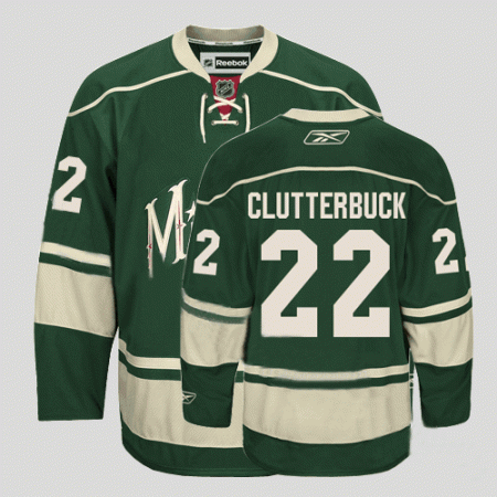 Minnesota Wild - Cal Clutterbuck Third NHL Dres
