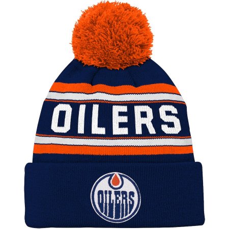 Edmonton Oilers Dziecięca - Wordmark NHL Czapka zimowa