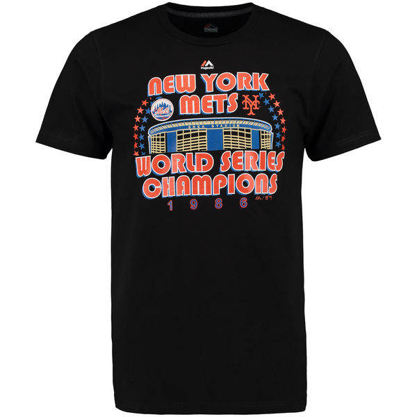 New York Mets 1986 World Series Tee Shirt MLB Baseball Team Size XS