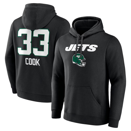 New York Jets - Dalvin Cook Wordmark NFL Mikina s kapucí