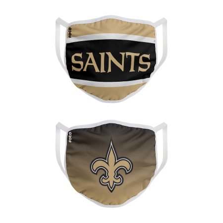 New Orleans Saints - Colorblock 2-pack NFL face mask