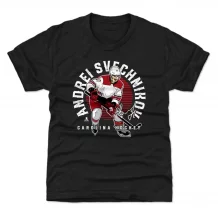 Carolina Hurricanes Youth - Andrei Svechnikov Emblem Black NHL T-Shirt
