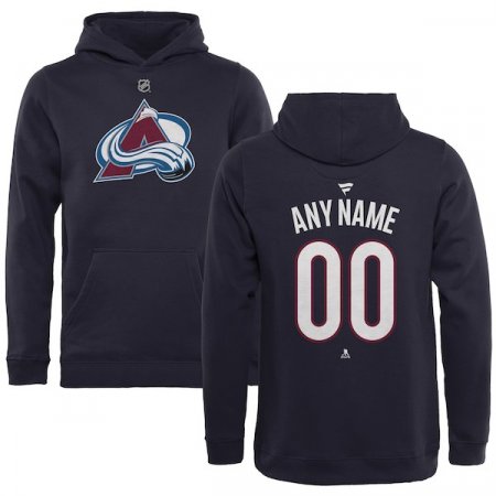 Colorado Avalanche dětská - Team Authentic NHL Mikina s kapucí/Vlastní jméno a číslo