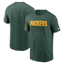 Green Bay Packers - Essential Wordmark Green NFL T-Shirt