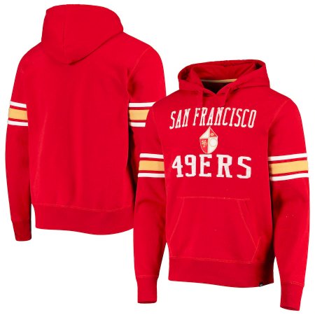 San Francisco 49ers - Throwback NFL Mikina s kapucňou
