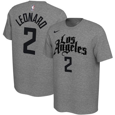 Los Angeles Clippers - Kawhi Leonard City Grey NBA T-shirt