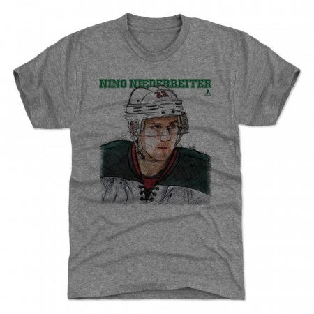 Minnesota Wild - Nino Niederreiter Sketch NHL T-Shirt
