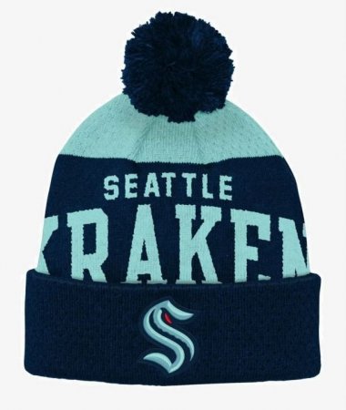 Seattle Kraken Detská - Stretchark NHL zimná čiapka