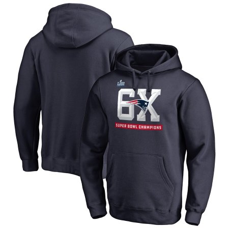 New England Patriots - 6-Time Super Bowl Champions NFL Hoodie