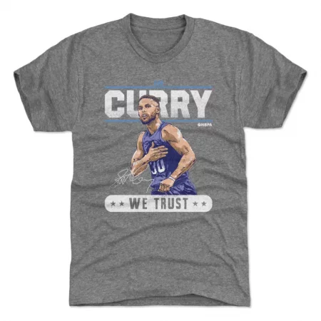 Golden State Warriors - Stephen Curry Trust Gray NBA T-Shirt