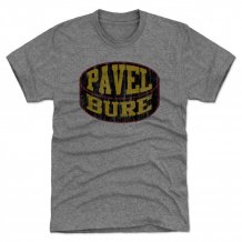 Vancouver Canucks - Pavel Bure Puck Gray NHL T-Shirt