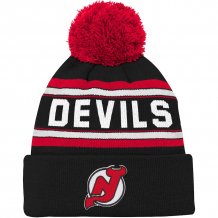 New Jersey Devils Youth - Wordmark Cuffed NHL Knit Hat