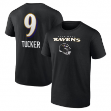 Baltimore Ravens - Justin Tucker Wordmark NFL T-Shirt