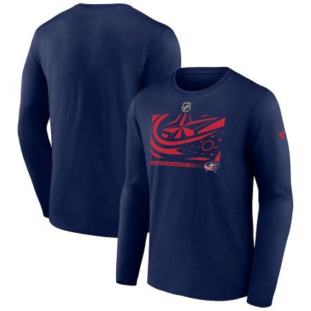 Columbus Blue Jackets - Authentic Pro Secondary NHL Koszułka z długim rękawem
