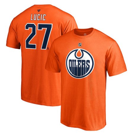 Edmonton Oilers - Milan Lucic Stack NHL T-Shirt