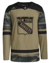 New York Rangers - Veterans Day Authentic Camo Practice NHL Dres