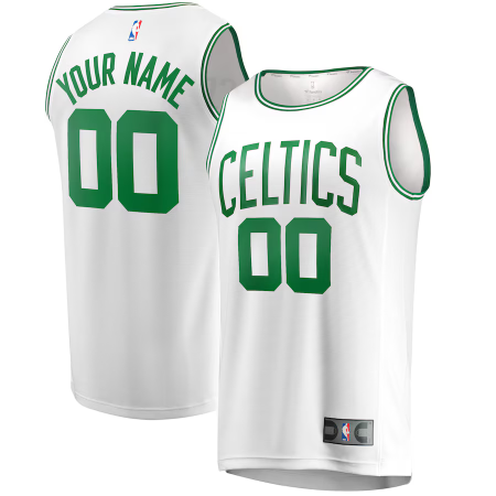 Boston Celtics - Fast Break Replica White NBA Koszulka/Własne imię i numer