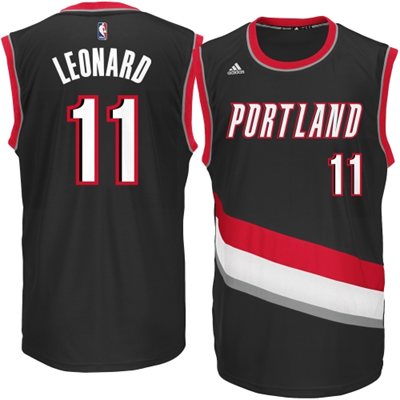 Portland Trail Blazers - Meyers Leonard Replica NBA Dres - Velikost: L/USA=XL/EU