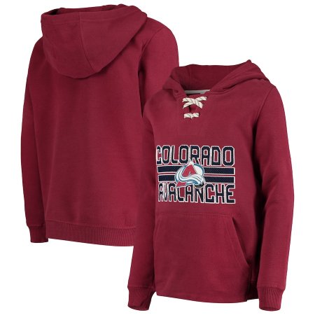 Colorado Avalanche Youth - Standard Lace-Up NHL Sweatshirt