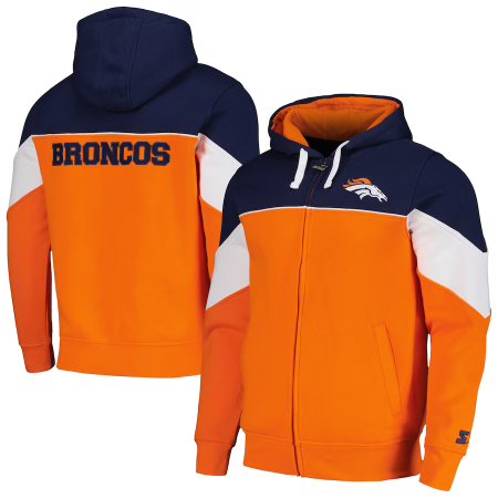 Denver Broncos - Starter Running Full-zip NFL Bluza z kapturem