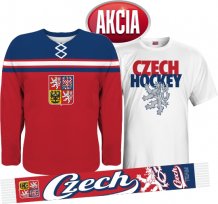 Czech - Action 1 - Jersey + T-shirt + Scarf Fan Set