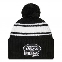 New York Jets - 2022 Sideline Black NFL Zimná čiapka