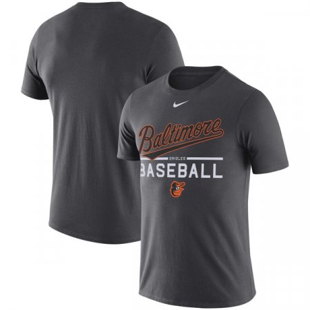 Baltimore Orioles - Wordmark Practice Performance MLB T-Shirt