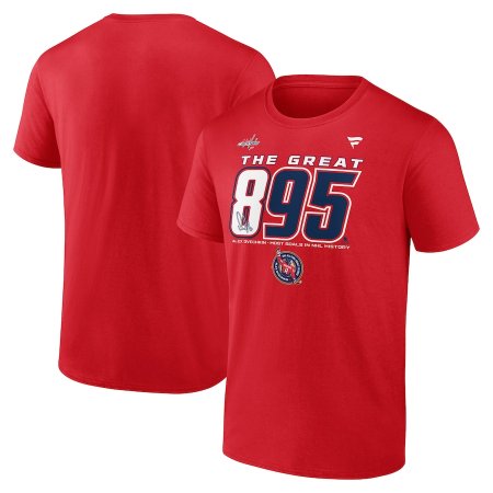 Washington Capitals - Alexander Ovechkin 895 Goals Red NHL Koszułka