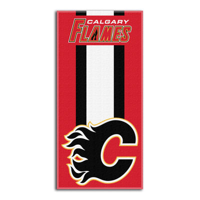 Calgary Flames - Northwest Company Zone Read NHL Ręcznik plażowy