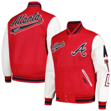 Atlanta Braves - Script Tail Wool Full-Zip Varity MLB Bunda