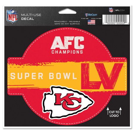Kansas City Chiefs - 2020 AFC Champions NFL Sticker