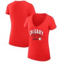 Calgary Flames Womens - Filigree Logo NHL T-Shirt