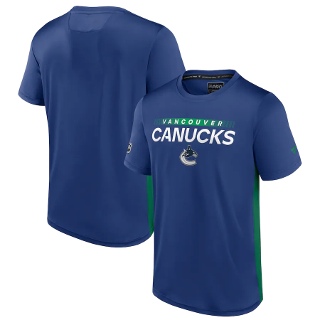 Vancouver Canucks - Authentic Pro Rink Tech NHL T-Shirt