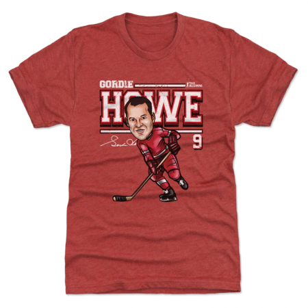 Detroit Red Wings - Gordie Howe Cartoon NHL T-Shirt