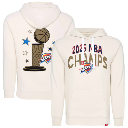 Oklahoma City Thunder - 2025 Champions Metallic NBA Bluza s kapturem