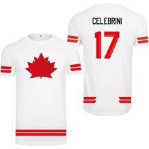 Canada - Macklin Celebrini 2026 Hockey T-shirt - White
