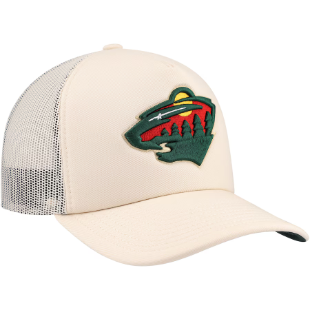 Minnesota Wild - Foam Front Cream NHL Czapka - Wielkość: regulowana