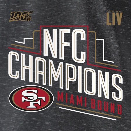 San Francisco 49ers - 2019 NFC Champions Trophy Collection NFL Hoodie