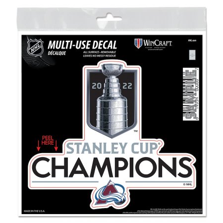 Colorado Avalanche - 2022 Stanley Cup Champions Win NHL Aufkleber