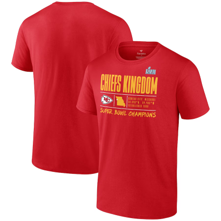 Kansas City Chiefs - Super Bowl LVII Champs Slot NFL T-Shirt