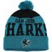 San Jose Sharks Detská - Stretchark NHL zimná čiapka - Veľkosť: one size