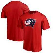 Columbus Blue Jackets - Primary Logo Red NHL T-Shirt