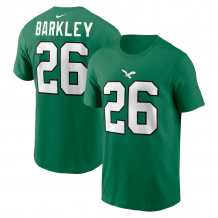 Philadelphia Eagles - Saquon Barkley Nike Kelly Green NFL Tričko