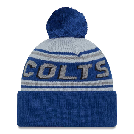 Indianapolis Colts - Main Cuffed Pom NFL Zimní čepice