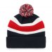 Czechia Fan Emblem Breakaway Navy Knit Hat