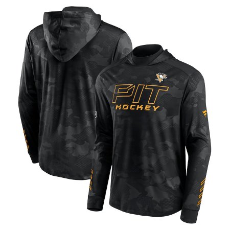 Pittsburgh Penguins - Authentic Pro Locker Room Camo NHL Mikina s kapucí