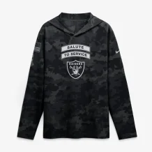 Las Vegas Raiders - 2026 Salute To Service Lightweight NFL Bluza z kapturem