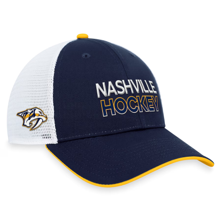 Nashville Predators - 2023 Authentic Pro Rink Trucker Navy NHL Czapka