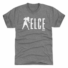 Kansas City Chiefs - Travis Kelce Silhouette Name NFL T-Shirt