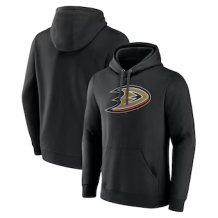 Anaheim Ducks - Primary Logo Black NHL Bluza s kapturem
